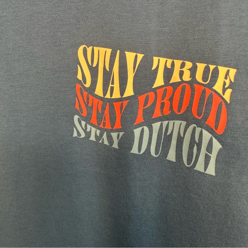 Dutch Bros Blue SMALL+LARGE+XL+XXL Stay True Stay Proud Stay Dutch RARE 2XL Size - Picture 3 of 6